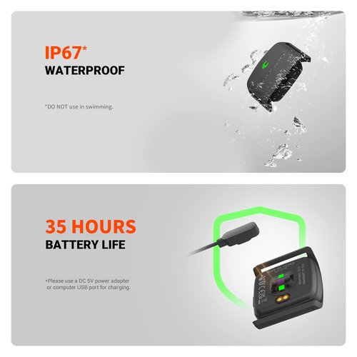 COOSPO HW9 Heart Rate Monitor Bluetooth ANT+ Armband with Accurate HR Zones/Calories Burned Data, HRM Optical Sensor for Fitness Training/Cycling/Running,Compatible with Peloton,DDP Yoga,Wahoo APP