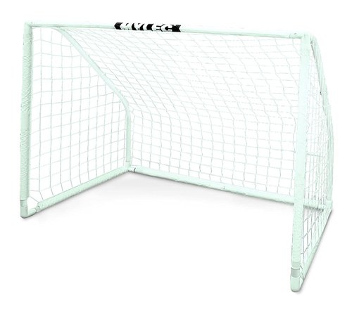 MyLec Deluxe Street Goal for Outdoor Sports, Easy Assembly, Nylon Net, Portable, Foldable Net, Sleeve Netting System, Perfect Hockey Training Gifts, Plastic PVC Tubing (White, 4 Pounds)