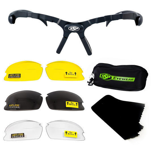 First Responder's Choice! Tactical Shooting Glasses for Front Sight Focus 99% of Inaccuracy Occurs When You Can’t See Your Sights. Maintains a Natural Shooting Stance. Top Focal® Anti-Fog, ANSI Z87.1+
