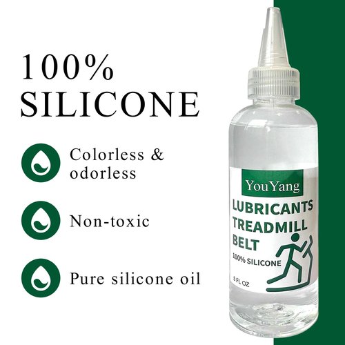 YouYang Treadmill Lubricant 100% Silicone,Treadmill Belt Lubricant Oil,Equipped with a Pointed Nozzle Cap and Extra-Long Hose for Easy Application to Hard-to-Reach Areas, Non-Toxic and Odorless.
