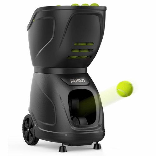 Tennis Ball Machine, High-Capacity, App-Controlled, Easy-to-Use, Adjustable Speed, Long Battery Life, Portable Training Equipment for Solo & Team Practice – Beginners to Pros