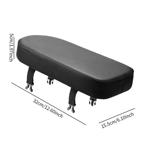 Colaxi Bicycle Rear Seat Cushion PU Leather Cushion Elastic Abrasion-Resistant Bike Rear Saddle Bike Rear Seat for Road Bikes Travel, Large