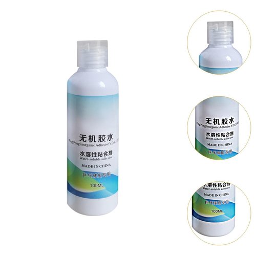 YIJU Table Tennis Racket Glue Portable DIY Easy to Apply to Replace Table Tennis Rubber with Sponges, Table Tennis Liquid Glue, 100ML