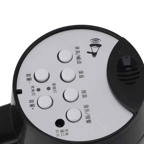 Heayzoki 30 Watt Power Megaphone Speaker, Portable Megaphone Speaker with 300s Recording Function, 500M Distance, 1500mAh Battery