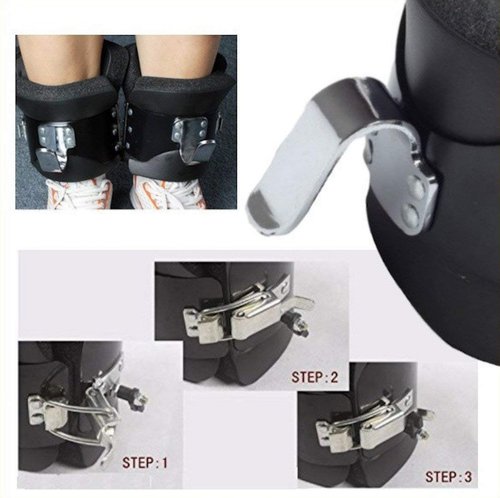 Sutekus Anti Gravity Inversion Boots - For Ab Crunch, Abdominal Sit Up, Hooks Bar Therapy, Core Gym Fitness Exerciser