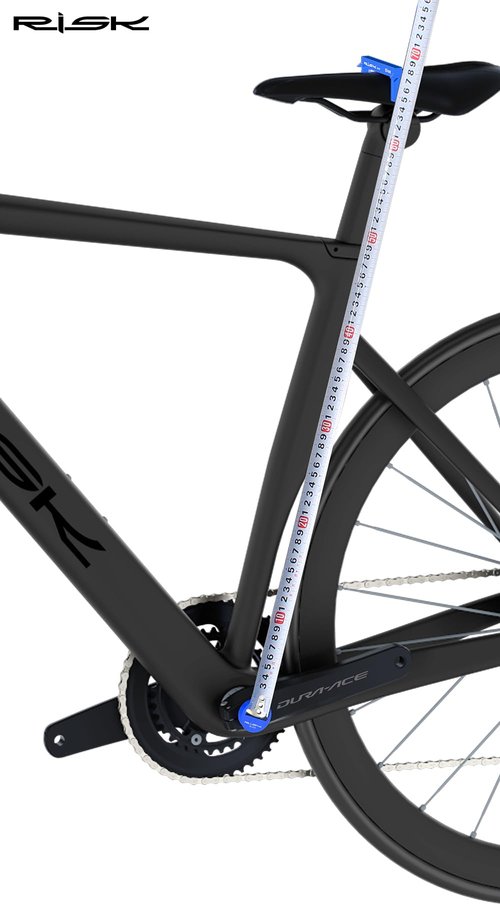Bicycle Bike Seat Cushion Height Measuring Tool Fitting Measurement Gauge
