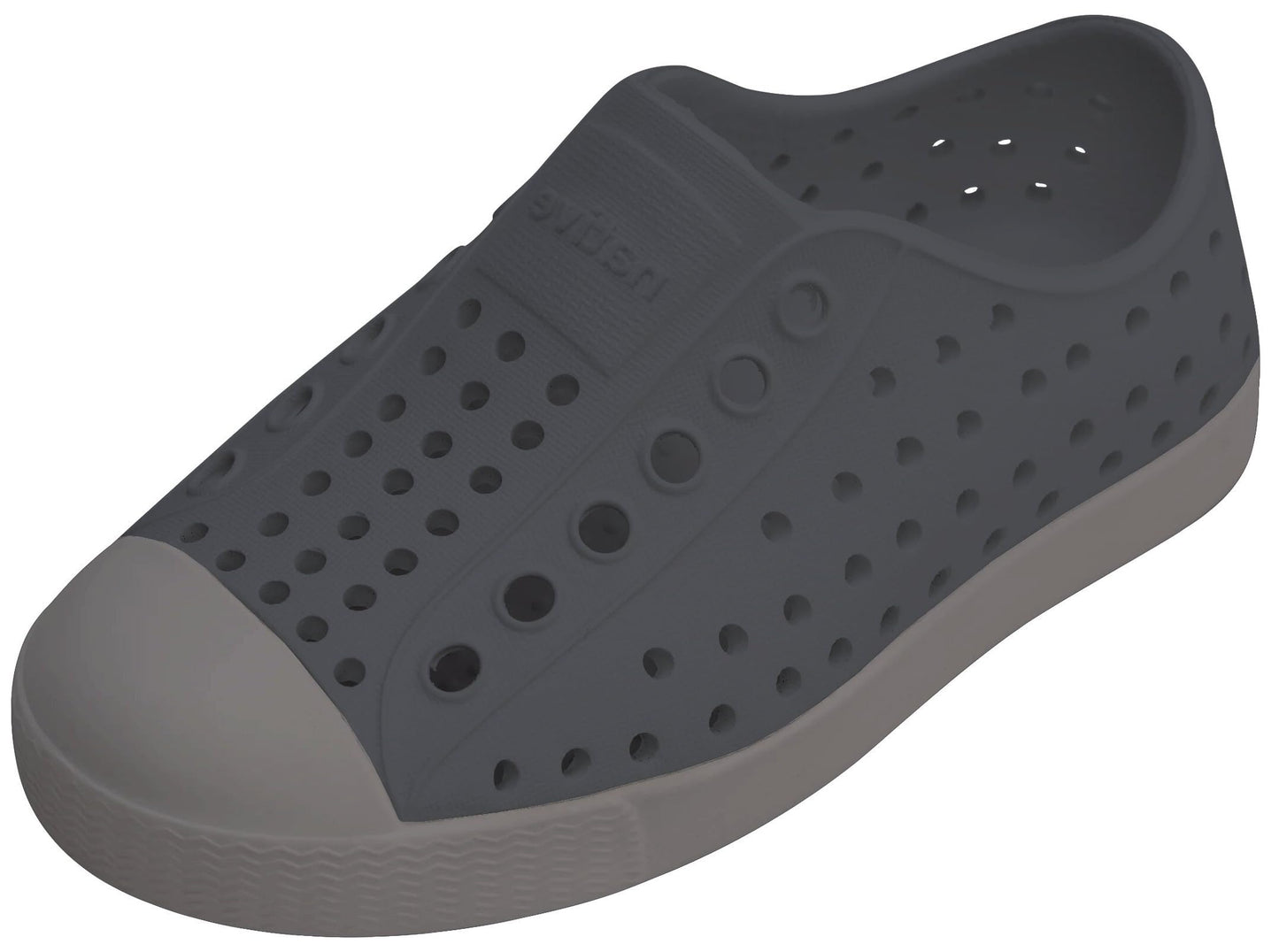 Native Shoes Unisex-Kids Jefferson Sneakers, Gravity Grey/Satellite Grey, 4 Big Kid