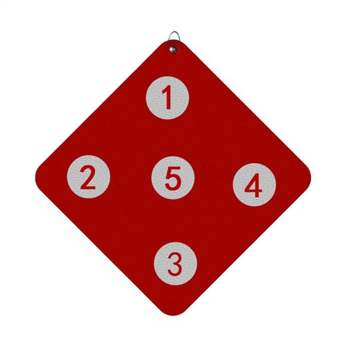LAFANDE Fencing Wall-Mounted Arch-ery Target, Fencing Training Equipment, Fencing Target for Saber Foil and Epee with Five Bull-seye, Outdoor Fencing Training for Fencing, Small Fencing Training Tool