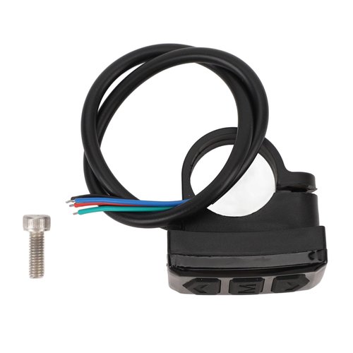 Electric Bike Display Switch Slip Robust ABS Material Control Button Sensitive Ergonomic for Enhanced Riding Experience