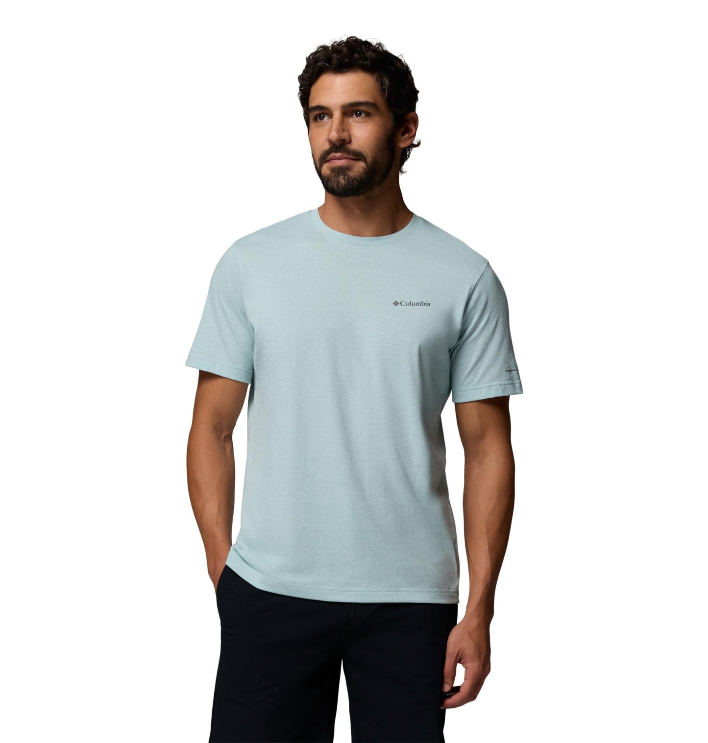 Columbia Men's Thistletown Hills Short Sleeve T-Shirt, Crushed Blue/Heather, 3X Tall