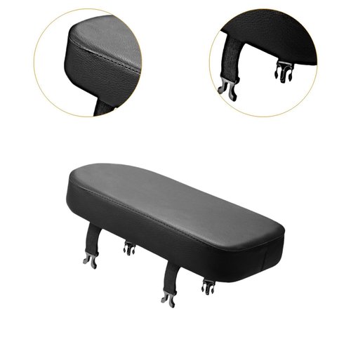 Colaxi Bicycle Rear Seat Cushion PU Leather Cushion Elastic Abrasion-Resistant Bike Rear Saddle Bike Rear Seat for Road Bikes Travel, Large