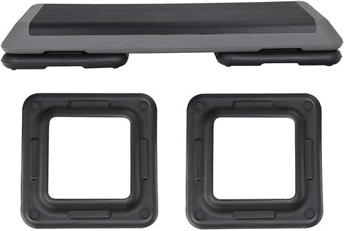 JupiterForce 43" Adjustable Workout Exercise Step Platform, Aerobic Steppers for Exercise with 4 Removable Risers for Home Gym Strength Training