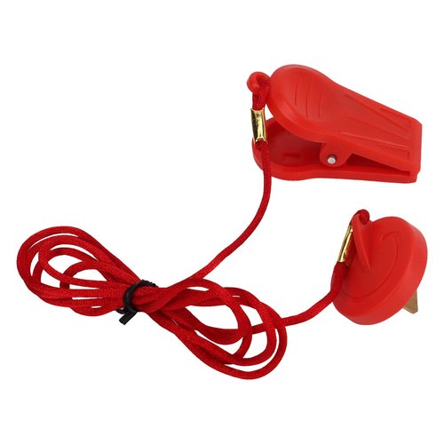 SPYMINNPOO 2PCS Running Machine Key, Emergency Stop Magnet Switch Treadmill Key with Circular Insert Red