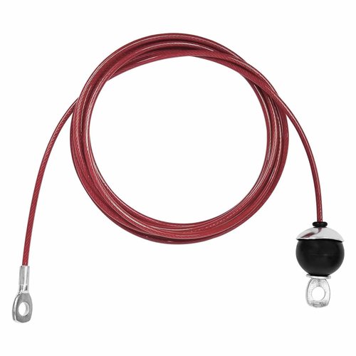 AIKESIWAY Replacement Cables for Home Gym, Fitness Pulley Cable, Weight Machine Replacement Cable -Thick 5mm(0.2inch) Heavy Duty Steel Wire Rope for Home Gym Cable (Type-B, 177'')