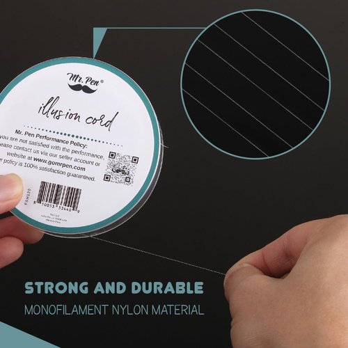 Mr. Pen- 218 Yard Nylon Fishing Line, Clear String for Hanging Decorations