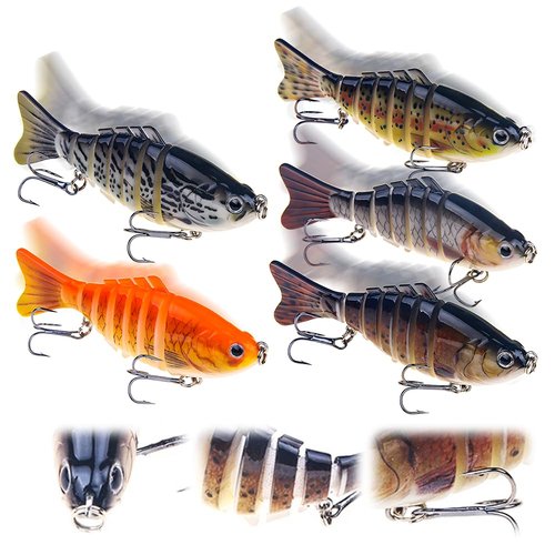 Robotic Fishing Lure, 2025 New Swimming Bait for Freshwater & Saltwater, 3D Swimming Bait Fishings Gear for Beginners, Amateurs and Professionals (All)