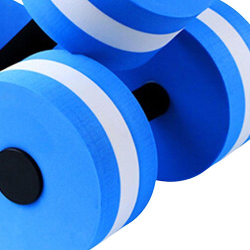 Walbest Water Weights for Pool Exercise, 1PC Aquatics Dumbells Exercise Equipment for Adults, Water Dumbbells for Water Aerobics Fitness, EVA-Foam Pool Dumbbells Blue