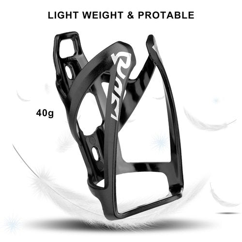 Binudum Bike Water Bottle Holder with Screws Lightweight Cycling Bicycle Water Bottle Holder for Road, Mountain Bike (Black)