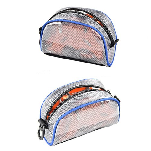 OHPHCALL Pvc Crampons Storage Bag Anti-slip Container for Travel Mountaineering Transparent Cosmetic Pouch with Zipper Versatile Organizer