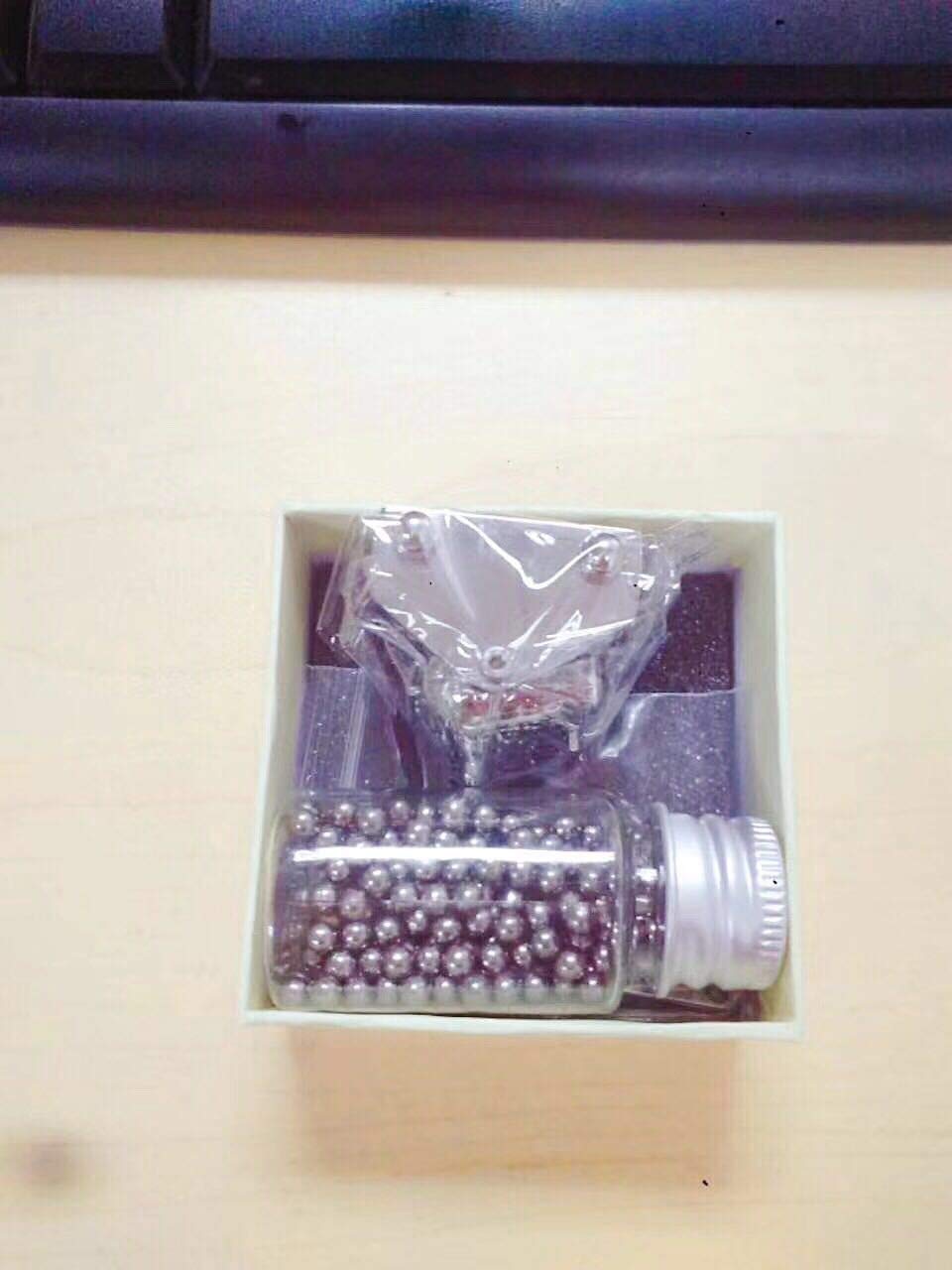 TIETHEKNOT Mini Pocket Artillery Cannon Military Model Kits Metal Big Gun with Pellets for Present Decoration Collection