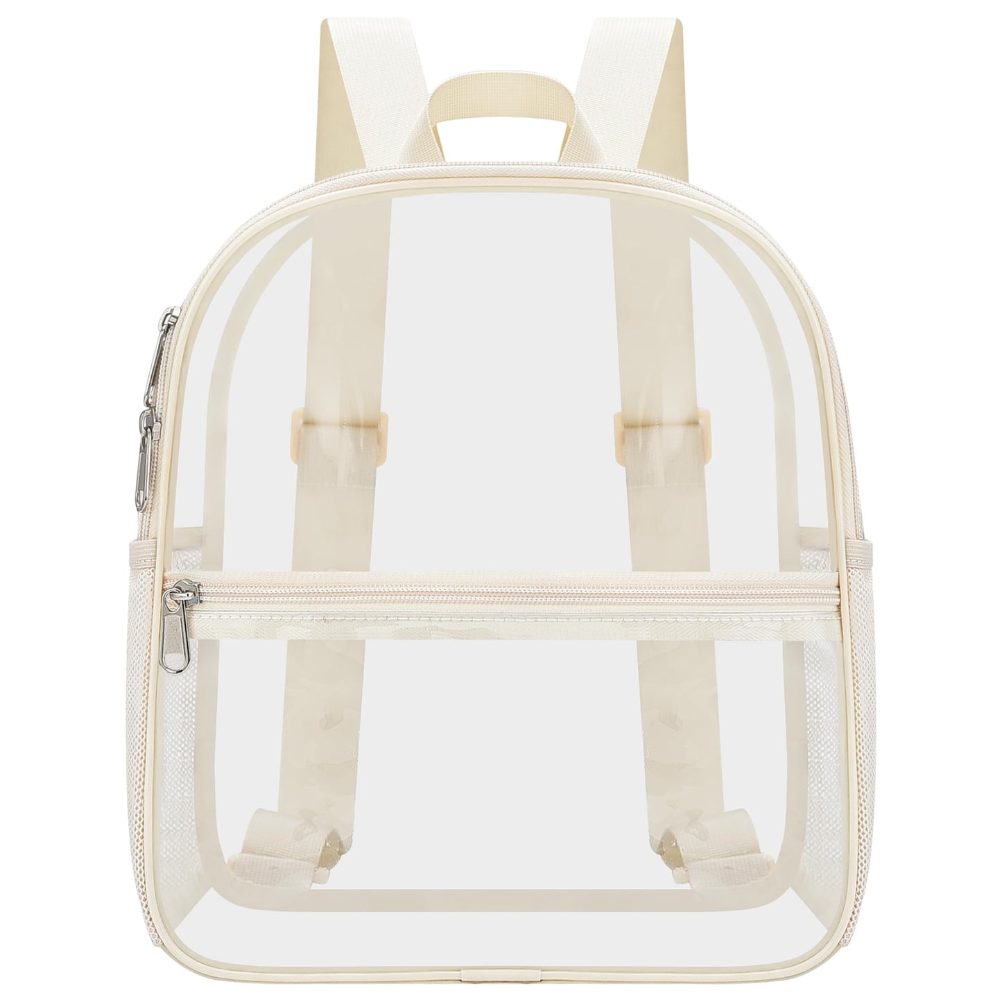 Oraben Clear Backpack Stadium Approved, Celar Bag 12 x 6 x 11 in, Small Transparent Backpack for Concerts, Sports Events, Festivals, Travel, Waterproof, Adjustable Straps