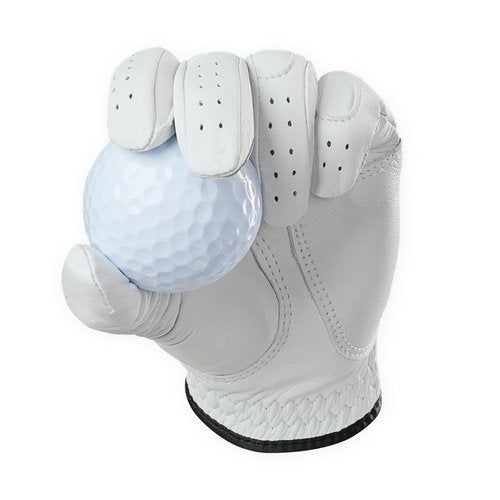 Braventure Junior Youth Kids Golf Glove for Left Hand – Sheepskin Leather Breathable Training Glove with Golf Tees, Divot Tool & Gift Box (Size L)
