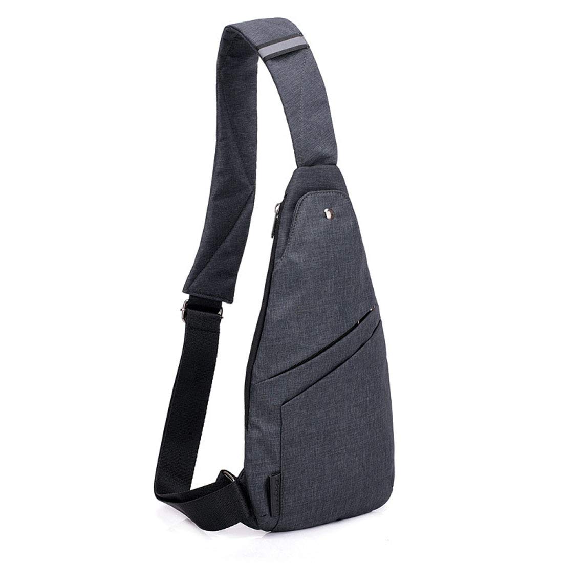 TOLOG Flat Anti-Theft Sling Bag for Women and Men Small Slim Crossbody Bag Hidden Pocket Pack for Travel Hiking Casual Daily