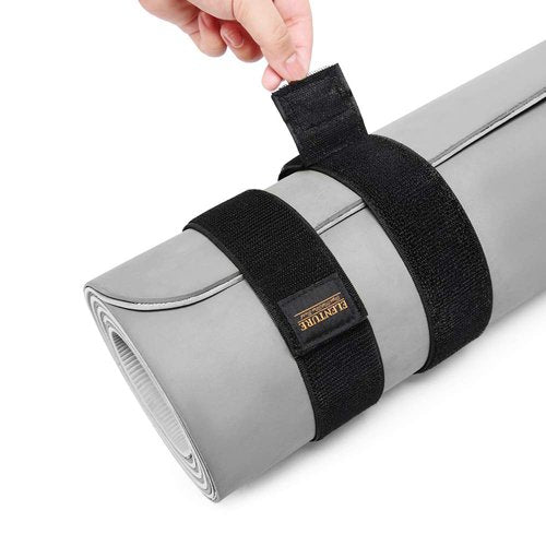 Adjustable Heavy-Duty Yoga Mat Strap - Elastic Bungee Wrap Organizer for Workout, Exercise, and Pilates Mat Storage - Secure and Stretchable Holder for Easy Transport