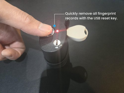 Vone Smart Gun Lock Guard II ??Biometric Fingerprint Trigger Lock with 0.1s Unlock, Auto Pop-Up, USB-C Rechargeable, Anti-Tamper Alarm ??Fits Pistols, Rifles & Shotguns