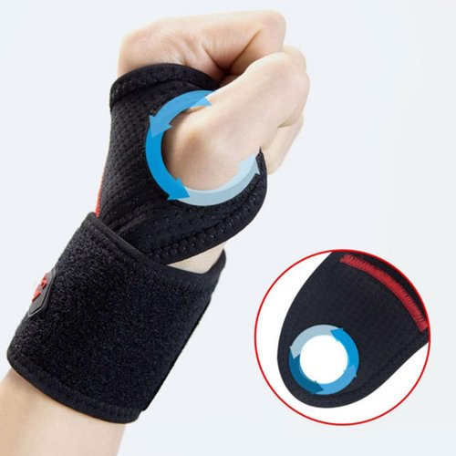 GKOXUQ Gym Wrist Protector Injury Wrist Wrap Wristband Bandage Strap Sports Wristband Adjustable Wrist Brace
