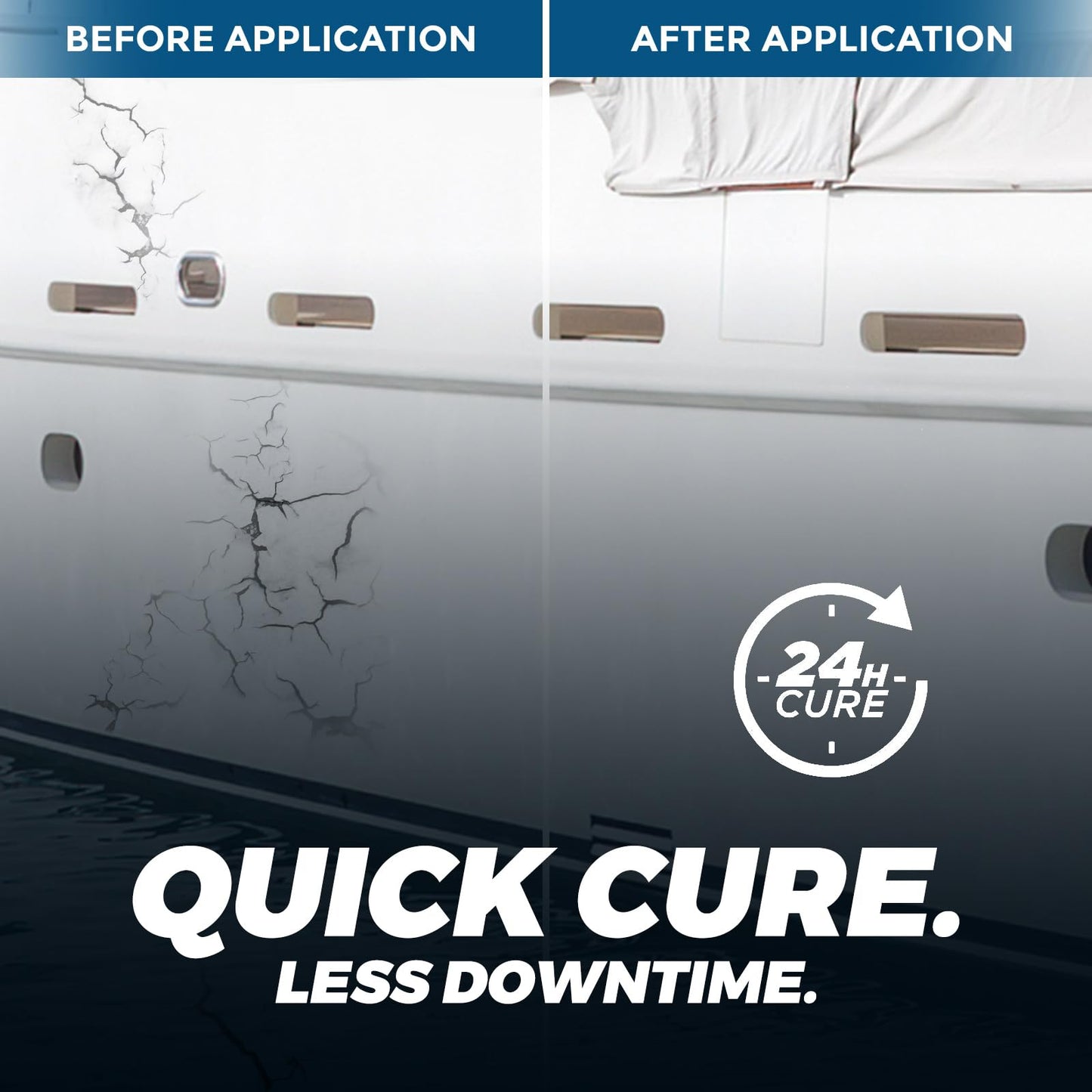5200 Marine Sealant Adhesive Fast Cure 3oz – Permanent Waterproof Bond for Boats, RVs, Decks & Pool Tile, UV Resistant Above & Below Waterline