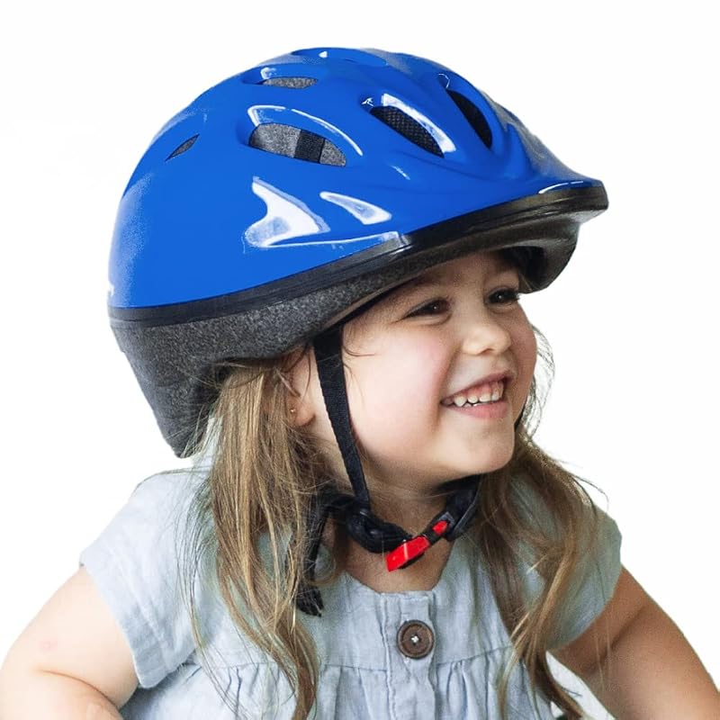 Joovy Noodle Kids Bike Helmet S-M Blueberry (Medium) - Adjustable, Ventilated