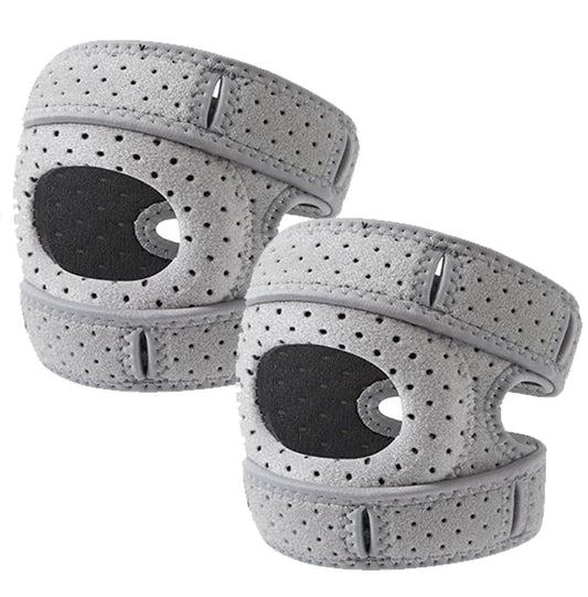 2Pcs Wellknee Knee Brace, Knee Brace for Women Men Adjustable Knees Support, Patellar Pad Realign Knee Joint, Adjustable Tendon Support Sleeve Brace, Knee Support for Running Hiking and Sports (Large)