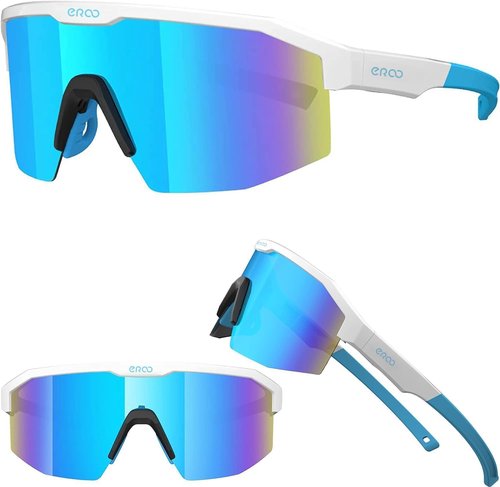 ER00 Eazyrun Polarized Small baseball Sunglasses for Youth kids Women, Cycling Running MTB Softball Padel Beach Volleyball Sports F24