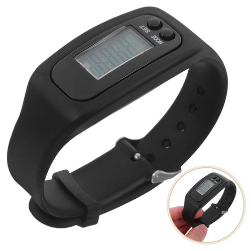 DIYEAH Multi Function Silicone Pedometer Watch for Walking Lightweight Step Counter with Display for Fitness Enthusiasts and Friends
