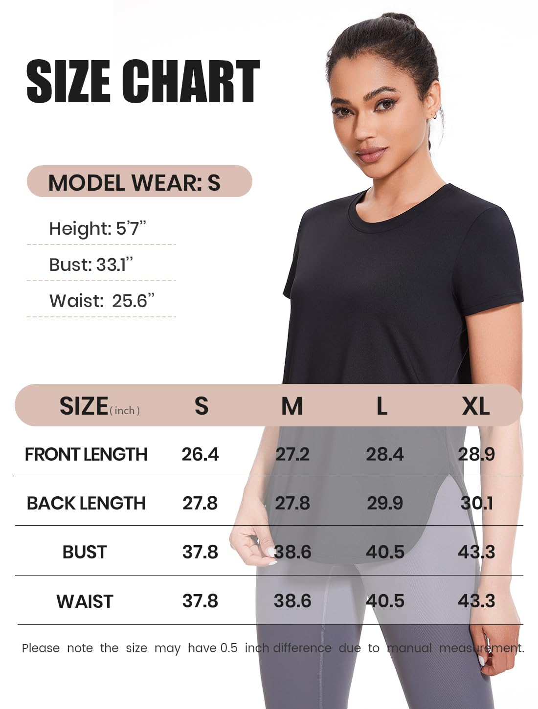 Cosy Pyro Workout Tops for Women Short Sleeve Black/Gray/White/Army XL