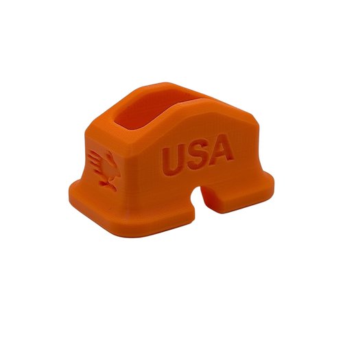 Mag Rabbit Magazine Rapid Speed Loader for Ruger Mark I II III IV 22/45, Smith & Wesson Victory, Browning Buckmark 22LR - Pain Free - Thumb Relief - Easy Loading (Orange)