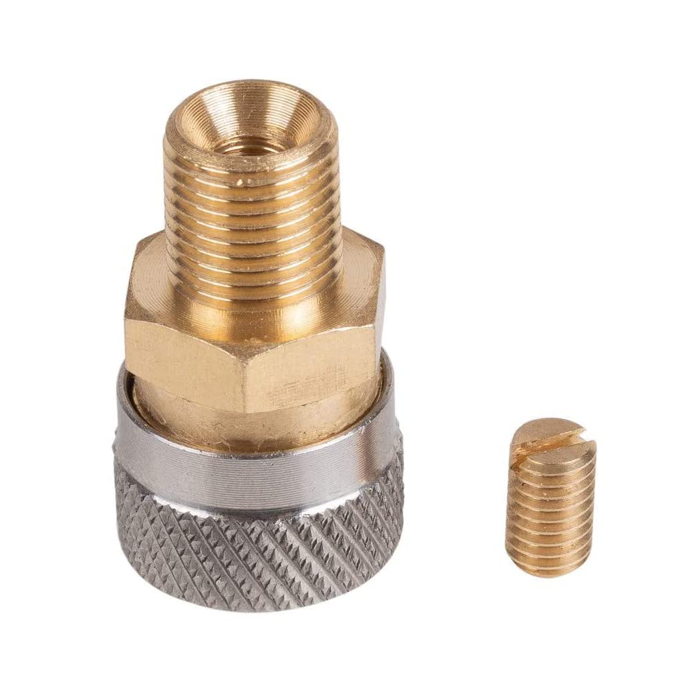 Universal 1/8" BSPP Male Thread Quick-Disconnect Plug Adapter, Foster Female Quick-Disconnect to 1/8'' BSPP Male, 5000 PSI, PCP Paintball Charging Fittings Plug