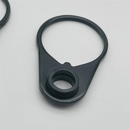 GGYOU 2pcs Two Point Sling Mounts Durable Heavy-Duty Sling Attachment Ring Black