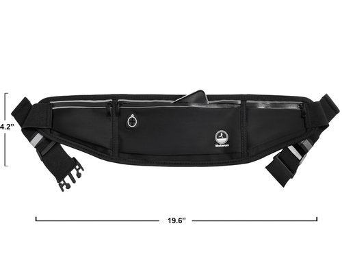 Running Belt Fanny Packs for Women Men, Slim Waist Pack Money Belt Phone Holder for Running Hiking