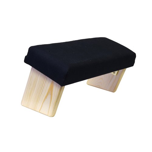 Mudra Crafts Black Foldable Meditation Chair - Yoga Zen Meditation Bench Kneeling Stool - Wooden Meditation Stool with Cushion - Prayer Kneeler Seiza Meditation Seat