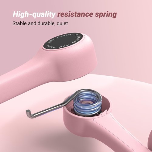 MERACH Thigh Master, Thigh Trainer, Pelvic Floor Muscle Trainer, Inner Thigh Exercise Workout Equipment for Home, Pelvic Floor Strengthening Device Women (Pink)