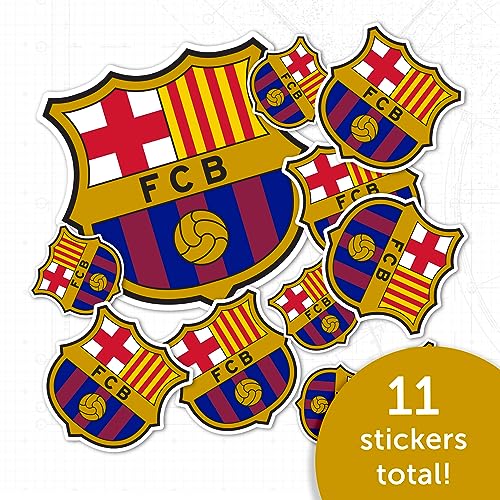 Official FC Barcelona Vinyl Sticker Decal for Laptops Water Bottles & Cars