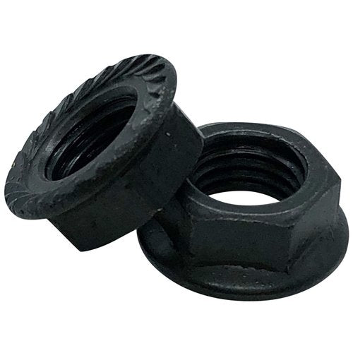Forest Byke Company 14mm Crank Arms Nuts for Bicycle Bottom Bracket Cotterless Crank Axle Threaded 2 Nuts