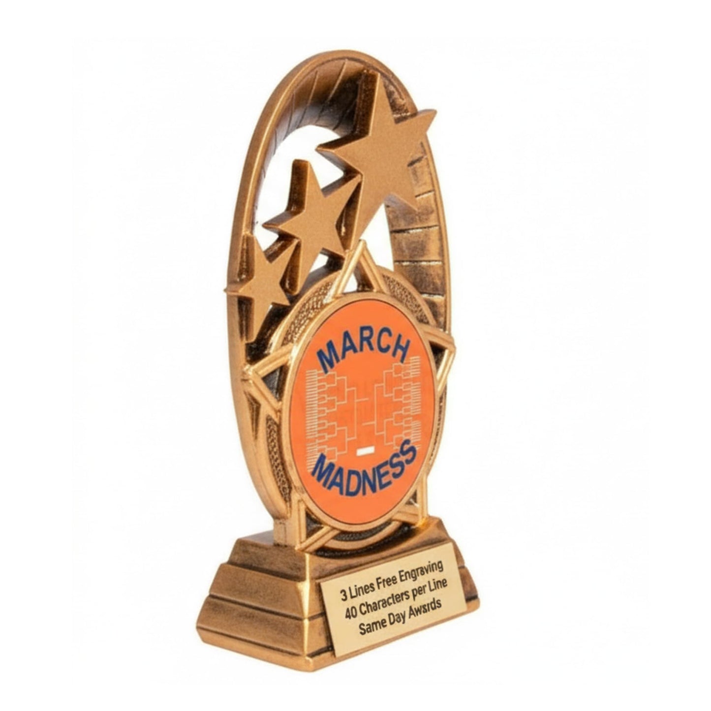 Same Day Awards March Basketball Madness Trophy