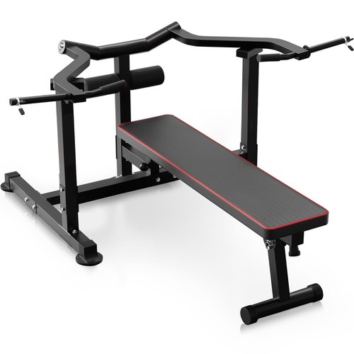 Oneofics Chest Bench Press Machine, Home Gym Workout Bench Equipment with Independent Converging Arms, Adjustable Flat Incline Bench for Chest, AB Workouts, Shoulder