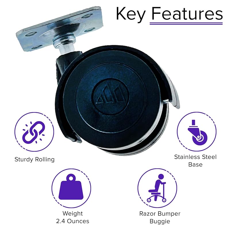 Front Caster Wheel for Razor Bumper Buggie
