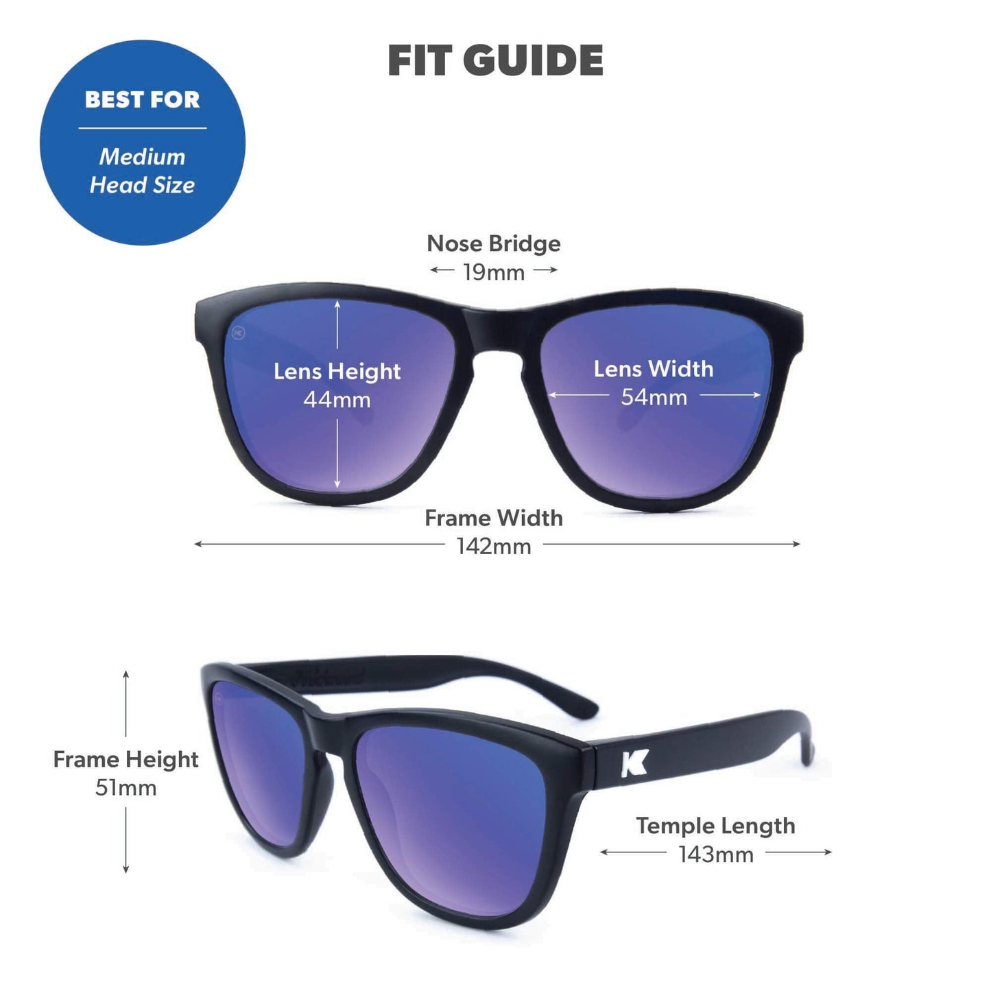 Knockaround Premiums Polarized Sunglasses for Men & Women - UV400 Protection