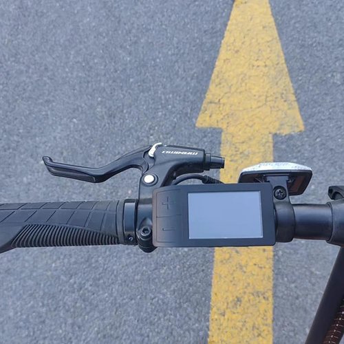 NULKOMMA APT 500C Electric Bicycle LCD Display Meter 36V/48V E-Bike Control Panel with Waterproof 5-Pin Male Connector Multifunctional Bike Computer