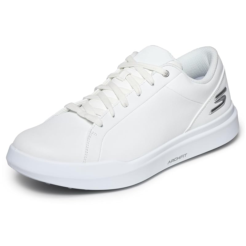 Skechers GO GOLF Drive 6 Waterproof Leather Golf Shoes - White 8